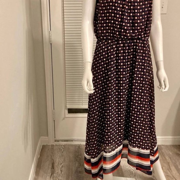 NWT APT. 9 Retro Polka Dot Sleeveless Dress Sz PXL - Picture 2 of 7